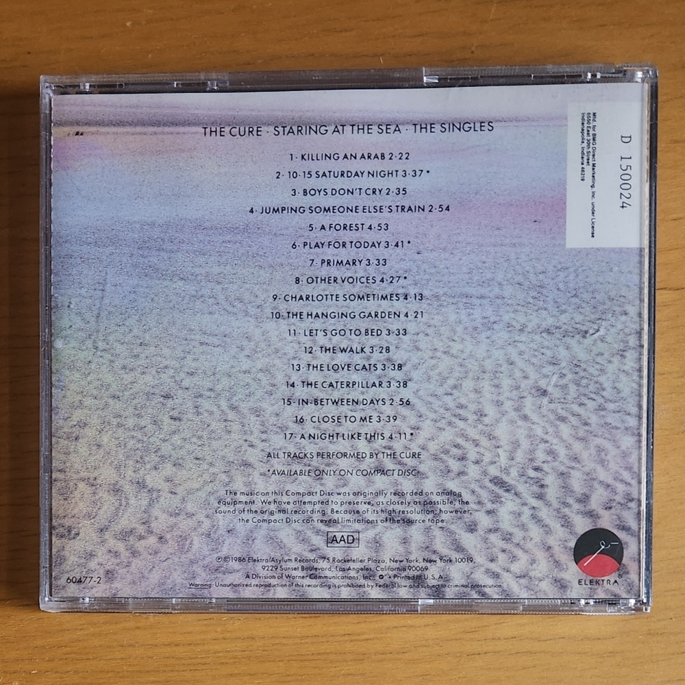 The Cure "Standing On The Beach", "Galore" - 1980s 90s CDs (Lot of 2)  - Picture 7 of 9